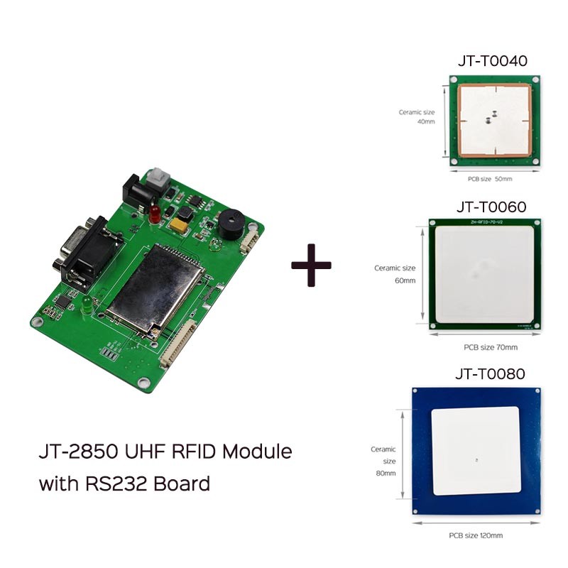 JT-2850 860-960MHz UHF RFID olvasó modul fejlesztőkészlet RFID projekthez