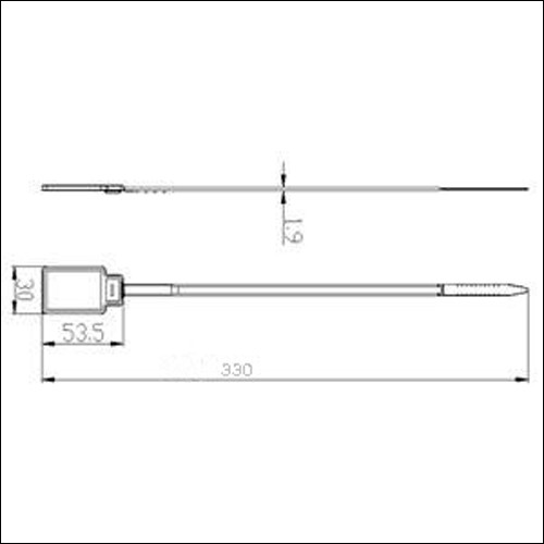 RFID nyomon követhető kábel 6C címke