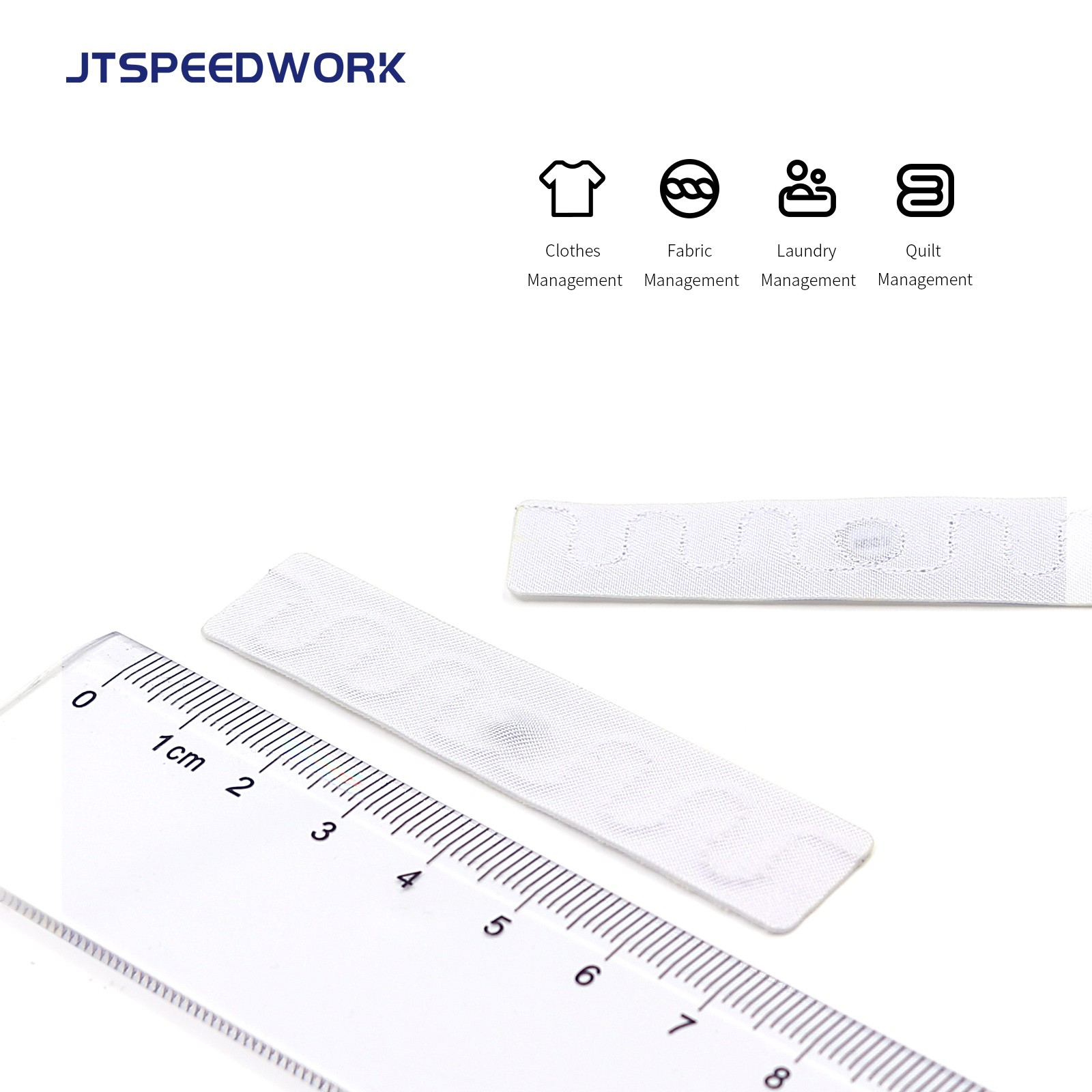 JT-F7015 Mosható UHF textilcímkék és RFID szövetből készült mosócímkék ruhákhoz