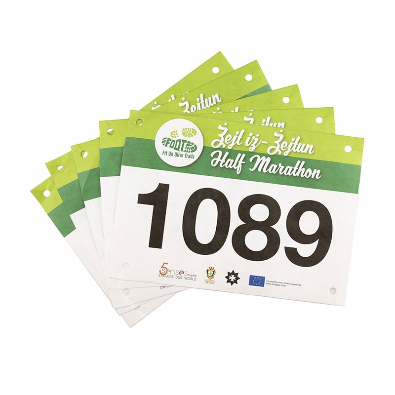 JT-240190 902-928MHZ vízálló RFID Tyvek maratoni versenycímke