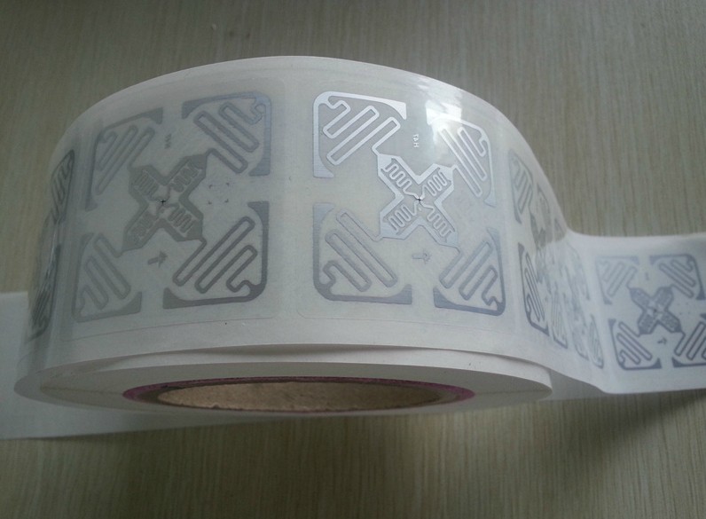 860-960 MHz-es Monza 4E papír UHF RFID címkék hőnyomtatóhoz