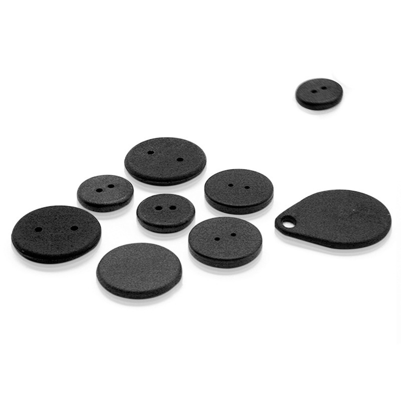 JT-3030 30 mm-es UHF ABS PPS RFID címke mosodai kezeléshez