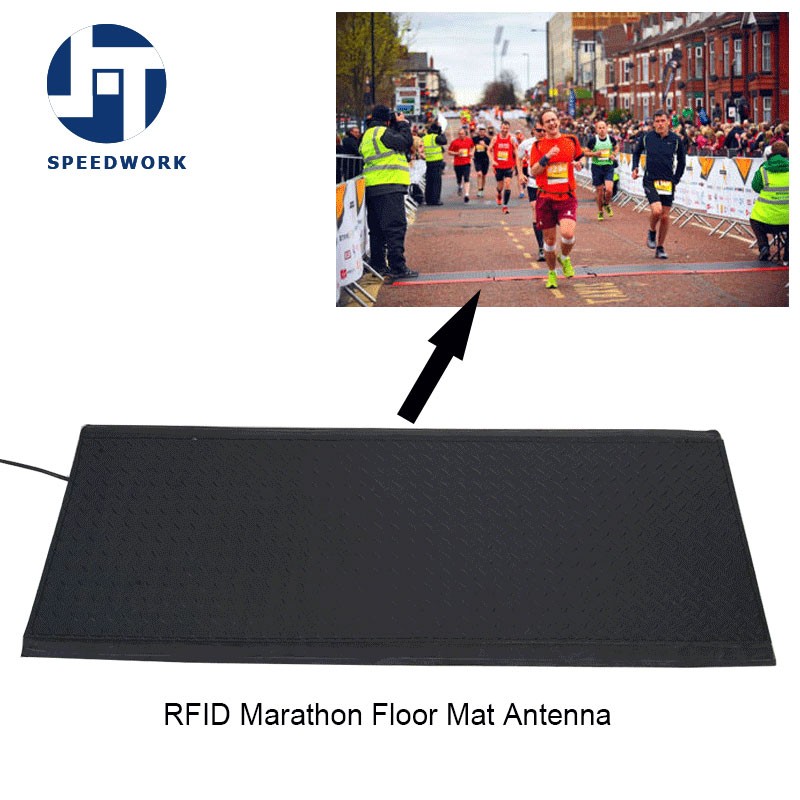 Kék színű Marathon Sport időmérő UHF RFID padlószőnyeg antenna