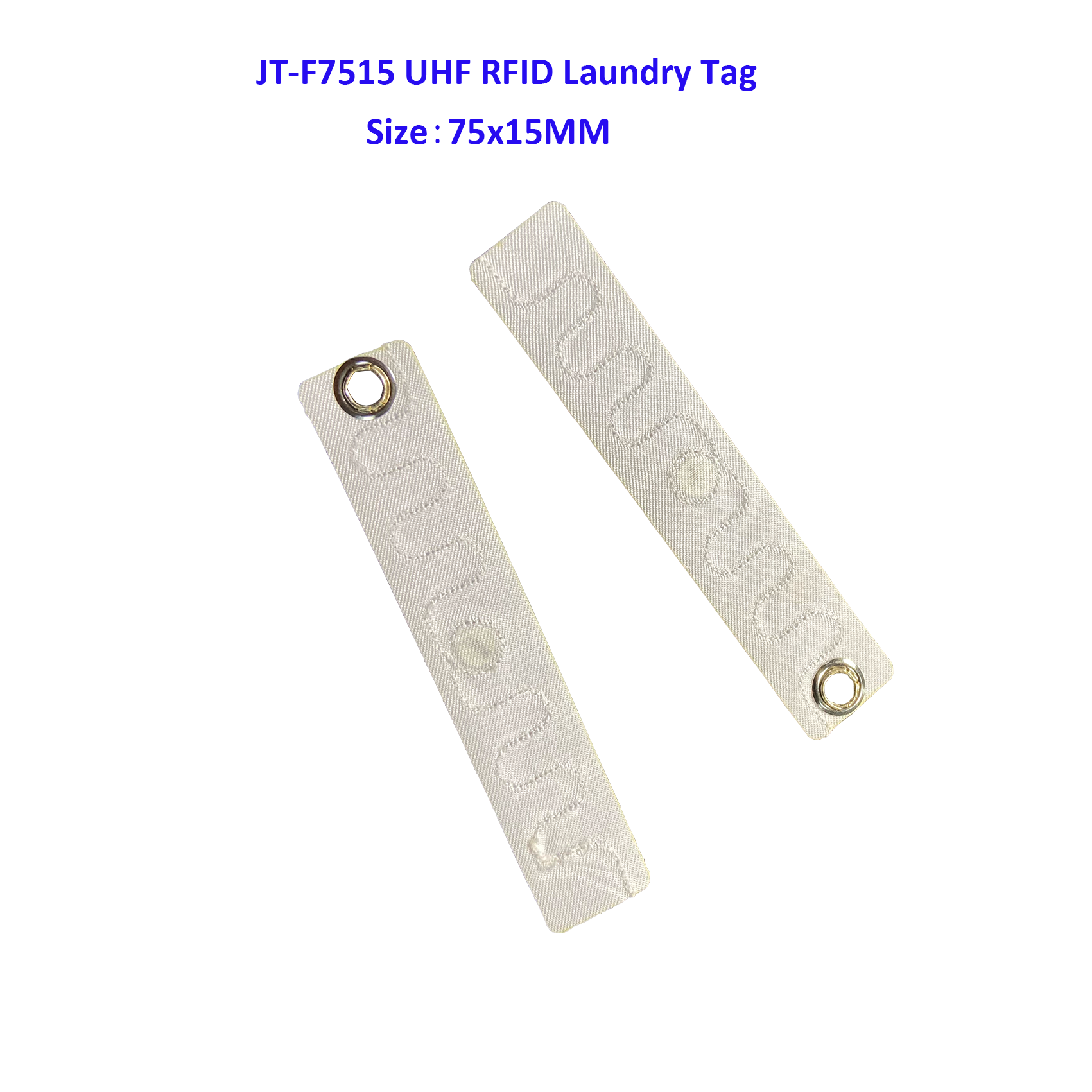 902-928 MHz-es textil UHF RFID mosodai címke