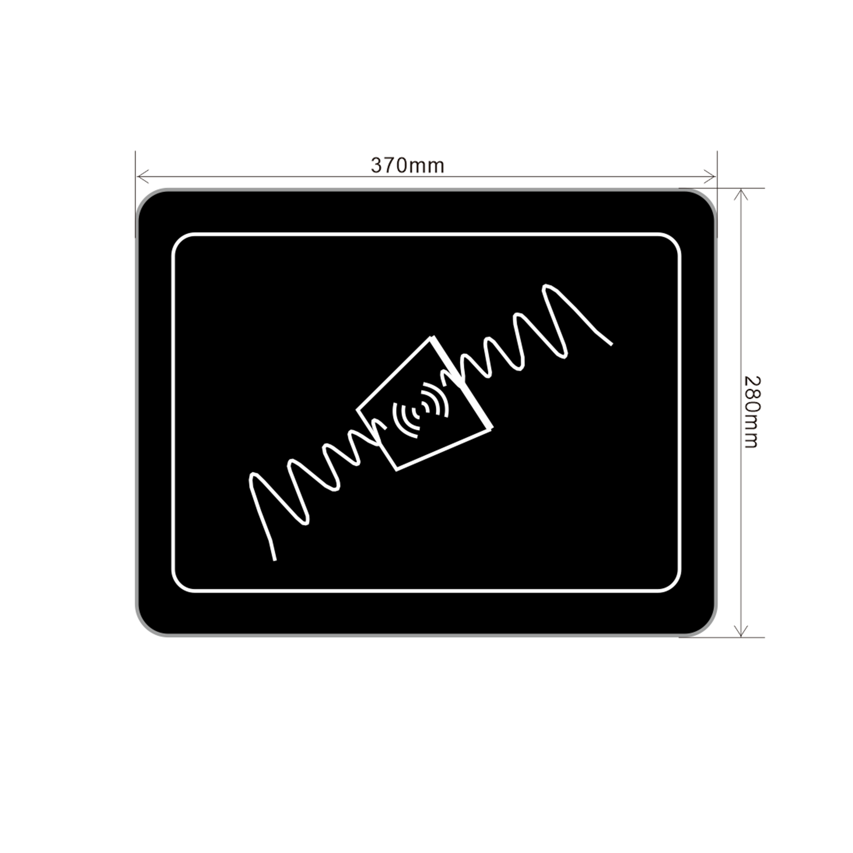 ISO15693 RFID/NFC asztali olvasó könyvtári olvasó