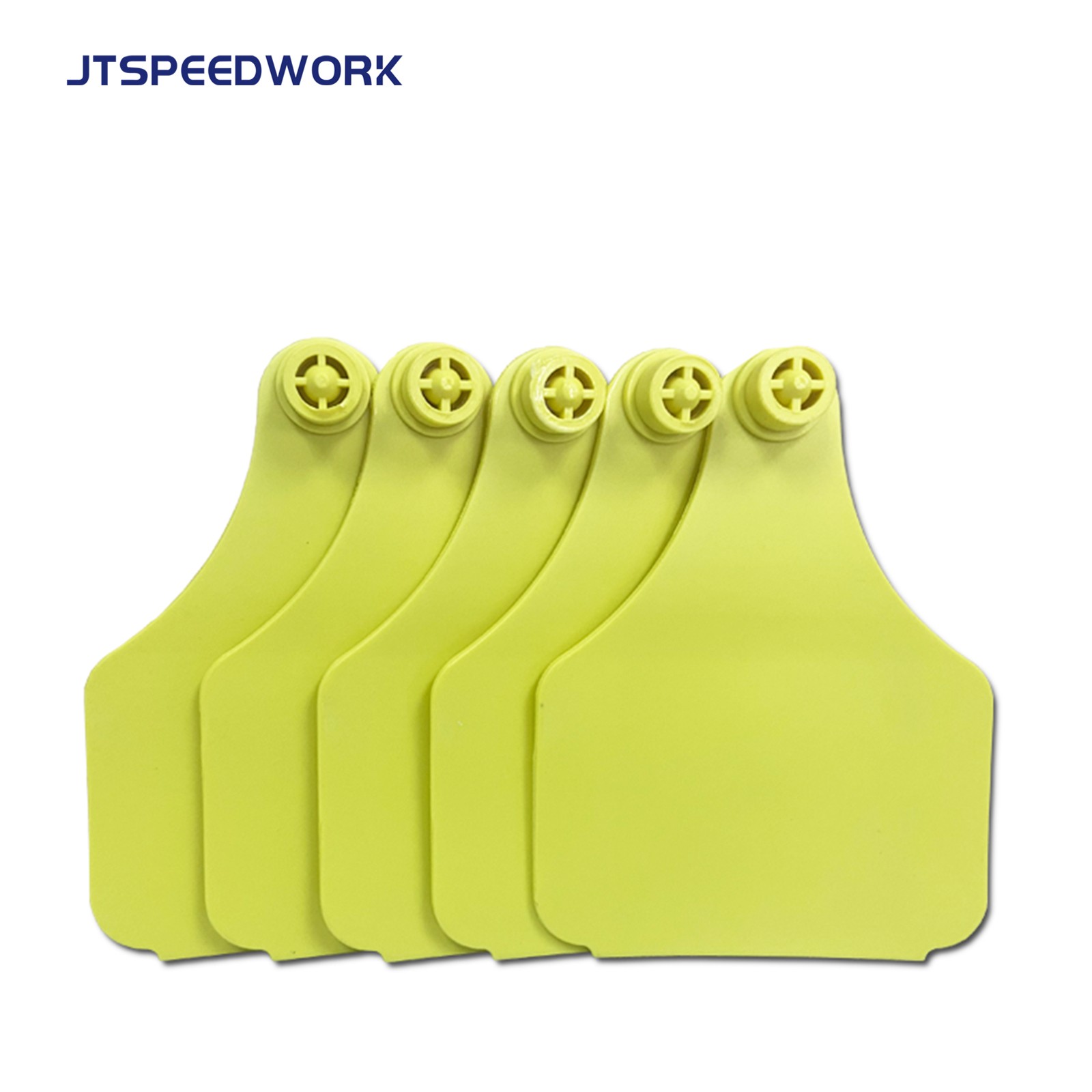 JT-E10080 100 * 75 mm-es UHF RFID állati szarvasmarha füljelző állattenyésztéshez