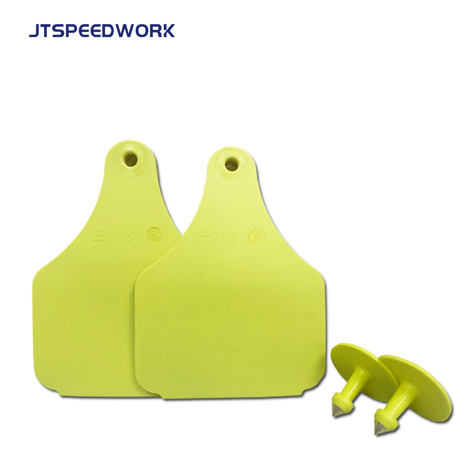 JT-E10080 100 * 75 mm-es UHF RFID állati szarvasmarha füljelző állattenyésztéshez