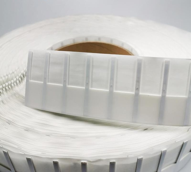 JT-K6505 65*5*1.26mm 860-960Mhz UHF Rugalmas, nyomtatható fém RFID címke