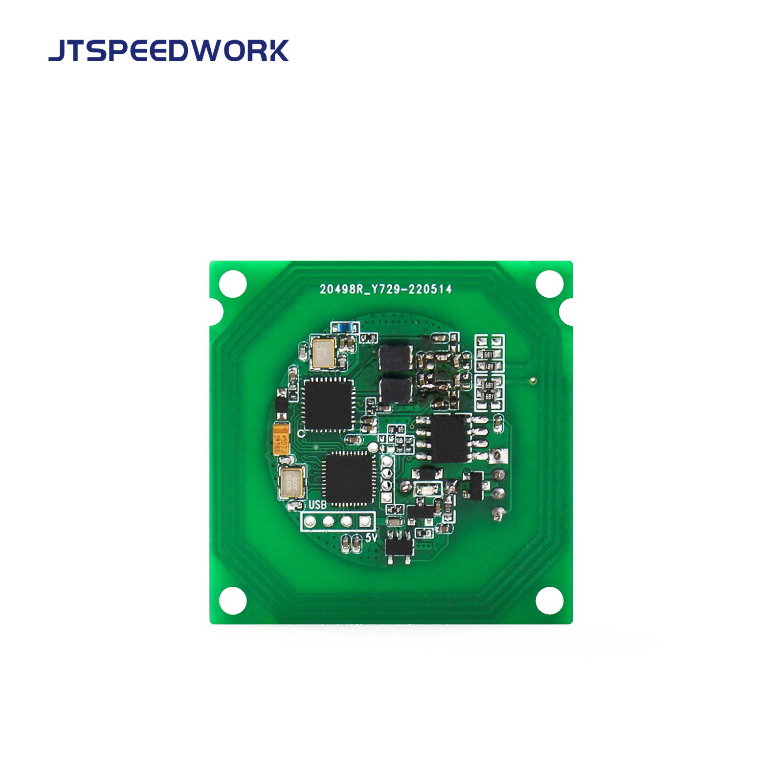 JT-1550 Kis Mini HF RFID 13,56 MHz-es modul ISO14443A ISO 15693 protokoll