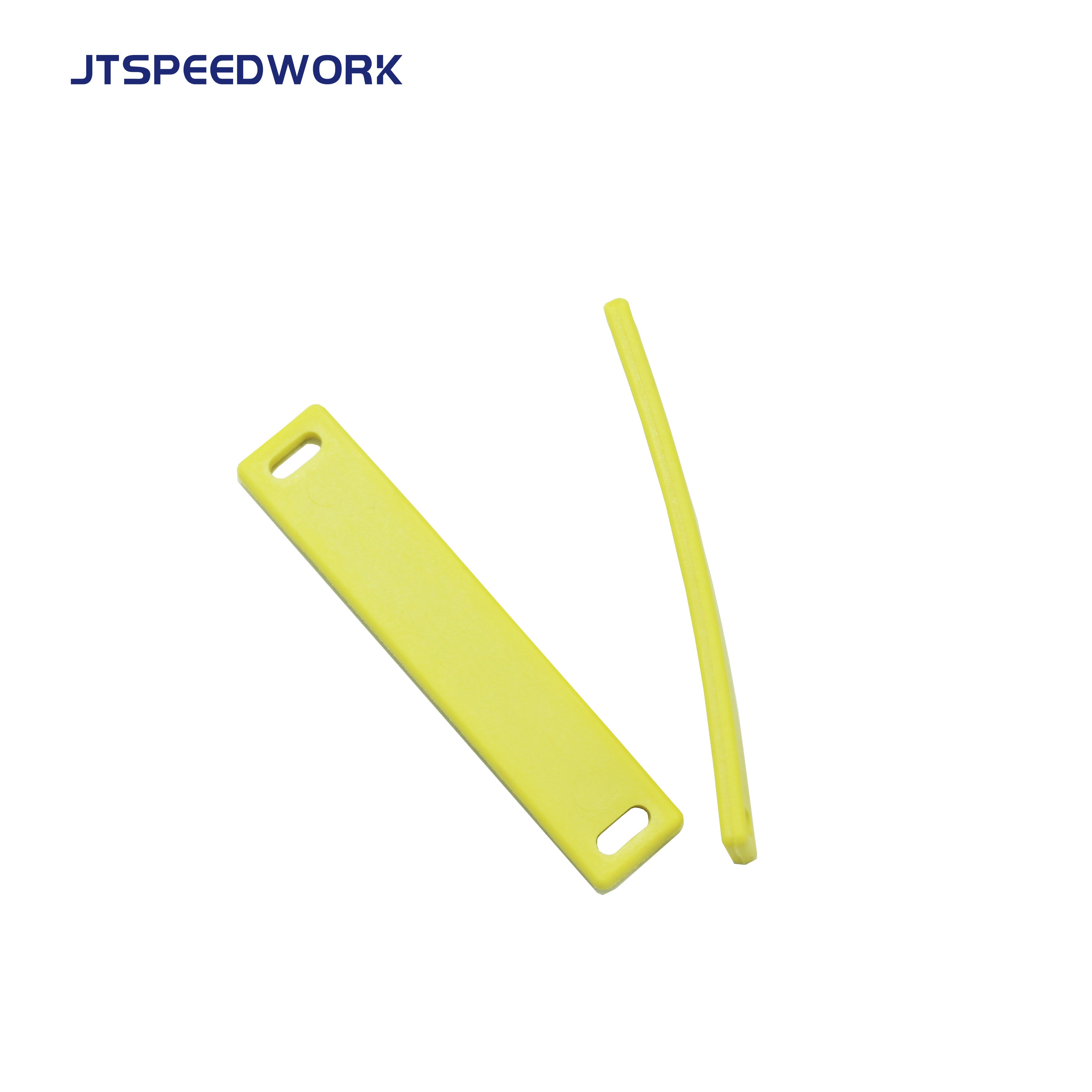 JT-K9018 90*18*4mm TPU UHF RFID Impinj Monza R6 Rugalmas fémcímke