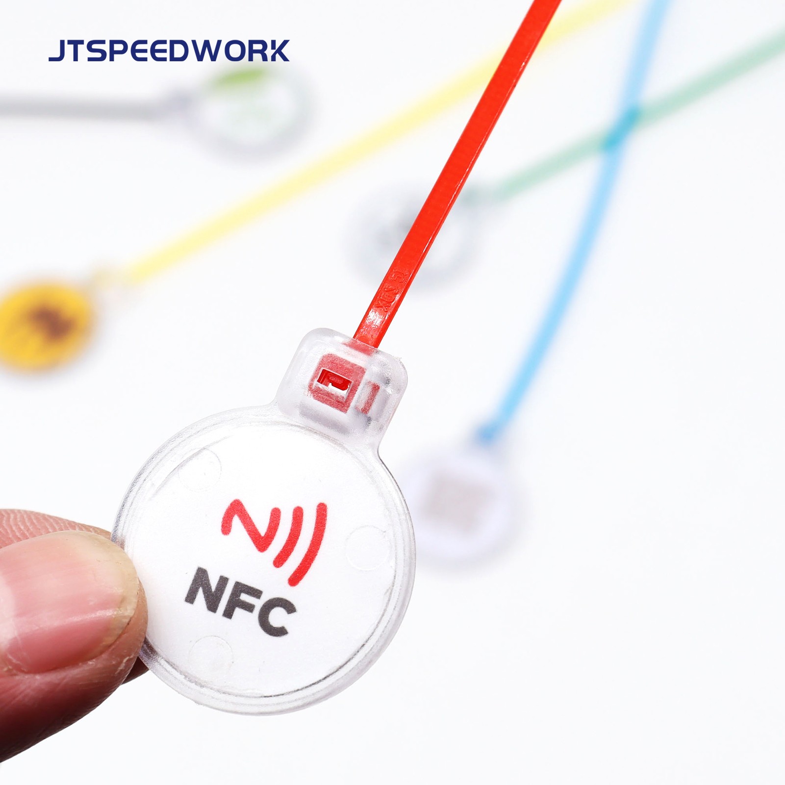 JT-ZD28T UHF/NFC/LF RFID kábelkötegelő címke IP67