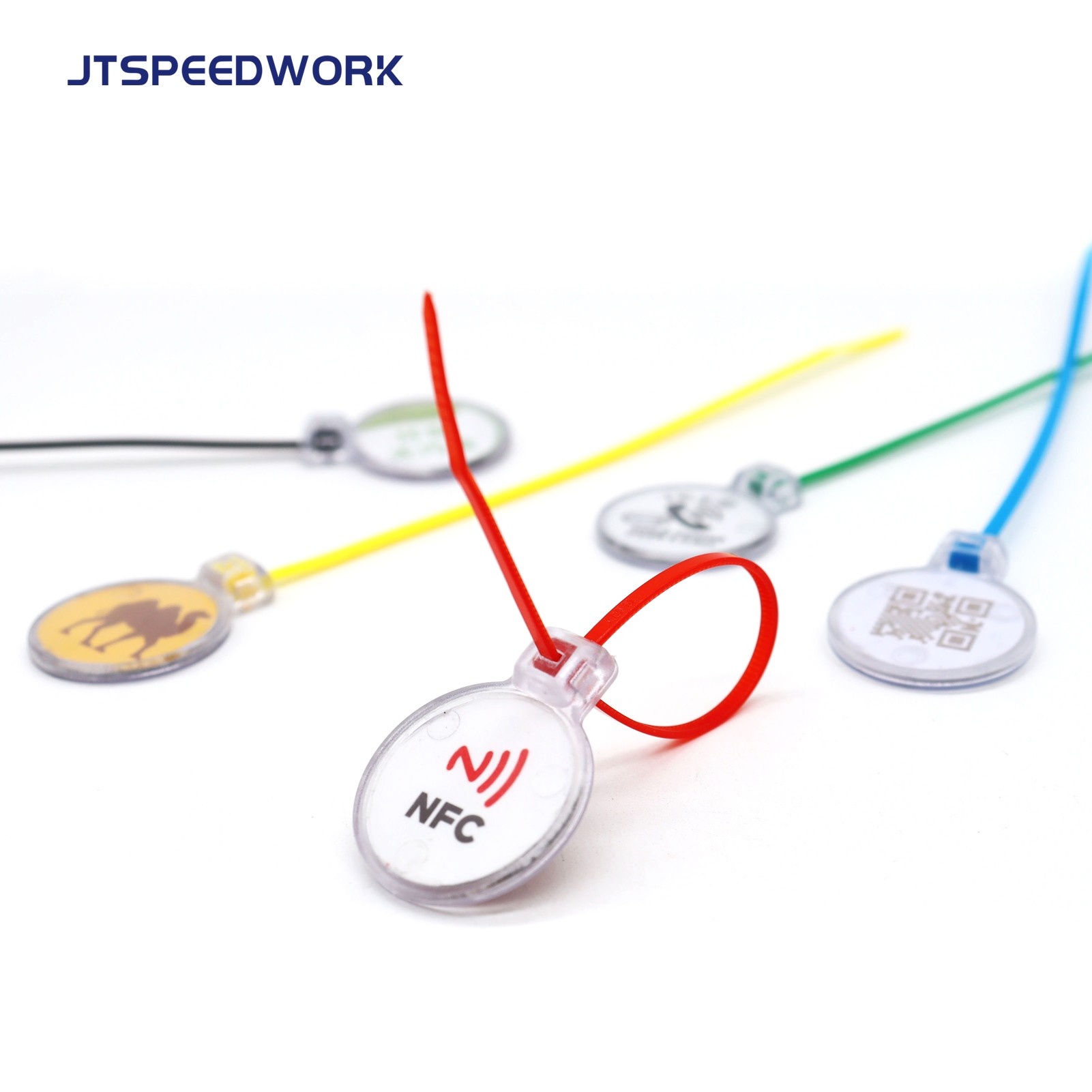 JT-ZD28T UHF/NFC/LF RFID kábelkötegelő címke IP67