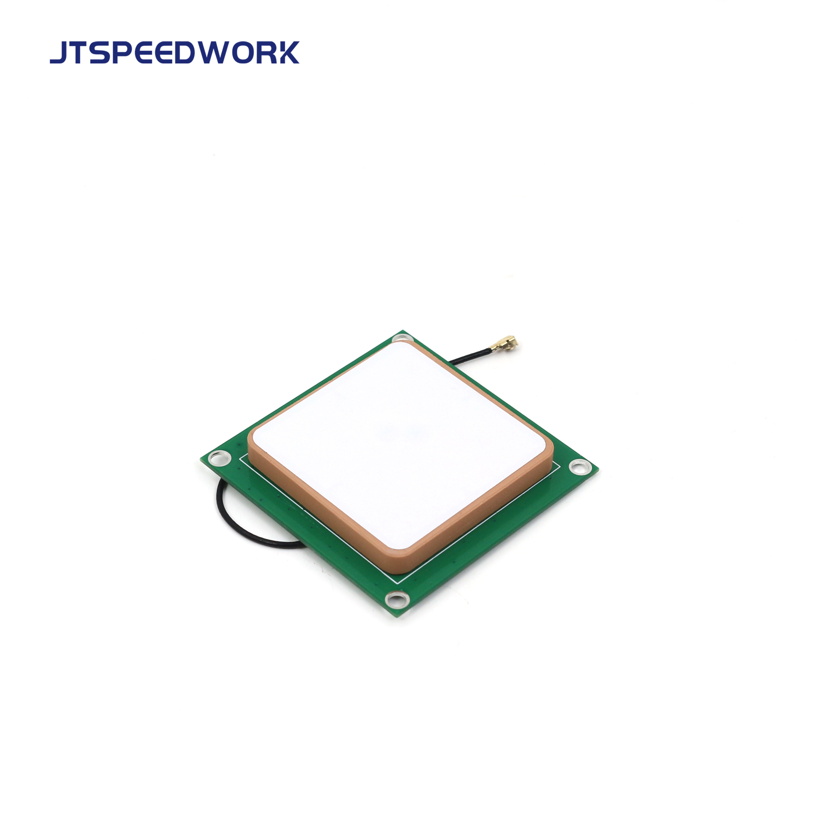 JT-T0040 3dBi UHF RFID kerámia antenna 40*40mm 860-960MHz RHCP körpolarizációs egyedi csatlakozó